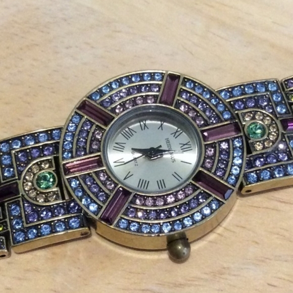 Heidi Daus Multicolored Stone, Womens Watch~EUC, RARE - Picture 5 of 7